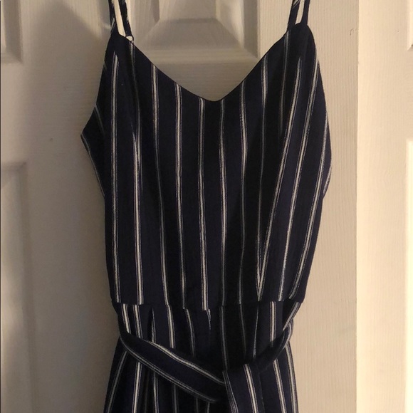 White and blue striped romper - Picture 2 of 5